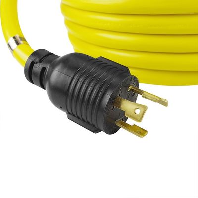 30A Corrente nominal de saída AC Cabo de extensão de energia para máquina de lavar louça 250V NEMA L6-30P a L6-30R