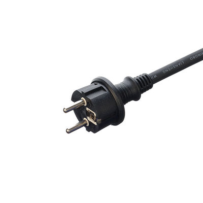 Isolamento de borracha H07RN-F Schuko Plug Cordão de alimentação AC para Betteri BC01 IP68 Conector e Inverter de painel solar
