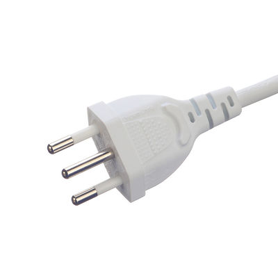 Personalização Brasil 10A/250V 3 Pin Plug 3x0.75MM2 PS4 Cable de alimentação para lâmpada de sal Certificado pela DIN VDE 0620/EN 50075 1990