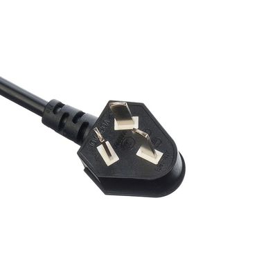 CCC Padrão 3 Pin Laptop Cordão de Alimentação Ac Austrália Cabo de Alimentação H05vv-f Au Ac Cabo de Alimentação 16A 250V personalizado Preto