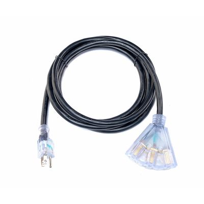 NEMA Endes masculinos Tipo 16 Gauge Cordão de alimentação para o lar ETL certificado pelo US Pure Copper 1 a 3 Cordão de extensão multifunção