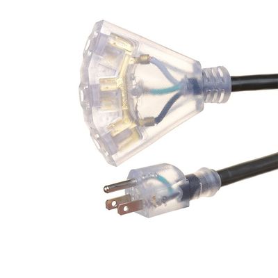 NEMA Endes masculinos Tipo 16 Gauge Cordão de alimentação para o lar ETL certificado pelo US Pure Copper 1 a 3 Cordão de extensão multifunção