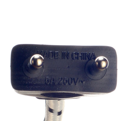 2 cordão de alimentação de cabo de eu de ponta de pin para ferro de vapor elétrico VDE/SNI/KC 2 conector de pin redondo e terminais fechados