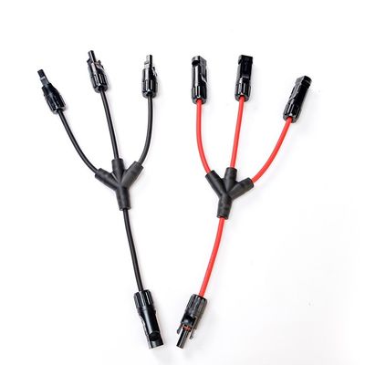 XLPO Condutor de isolamento de 3 a 1 Y Conectores Pv de ramificação Cabo para sistema solar Pv de 10 kW Instalação fácil