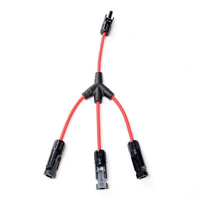 XLPO Condutor de isolamento de 3 a 1 Y Conectores Pv de ramificação Cabo para sistema solar Pv de 10 kW Instalação fácil