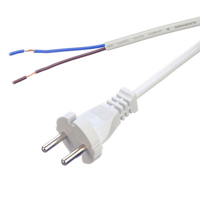 1.8M SNI 2 Pin Prong Eu Cable Cable de alimentação para C7 H05vvh2 f 2x0.75mm2 Ac Cable de alimentação para aparelhos de cozinha casa