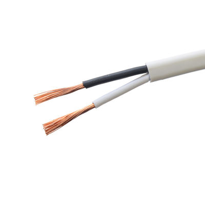 European Standard 2/3 Core Shielded Power Cable 1.8M Length Flexible PVC Metal Wire White Temperature Range -40C To 90C