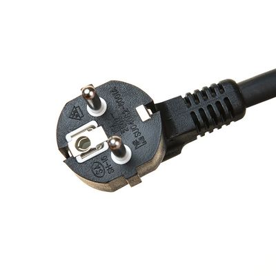Taxa de voltagem 16A/250V Plugins e tomadas angulares Schuko com conector BC01