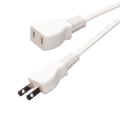Plug-in de energia certificado PSE para cabo de extensão de eletrodomésticos JAPÃO Padrão 2 Polos planos 125V Voltagem nominal WIFI NÃO