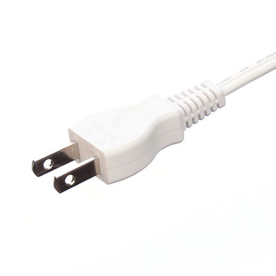 Plug-in de energia certificado PSE para cabo de extensão de eletrodomésticos JAPÃO Padrão 2 Polos planos 125V Voltagem nominal WIFI NÃO