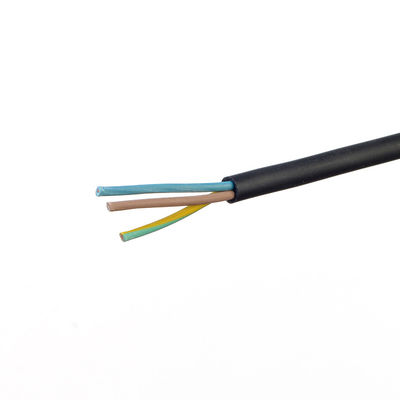 H05rn f resistente ao fogo Cabos flexíveis com fio de cobre com isolamento de borracha com certificação KC e resistência a temperaturas de 60oC