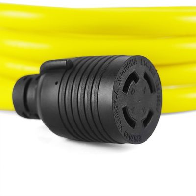 Cabo de alimentação do gerador de carga pesada de 40FT NEMA L14-30P/L14-30R 4 Prong 10 Gauge 125/250V 30Amp 7500 Watts Cabo de extensão de bloqueio