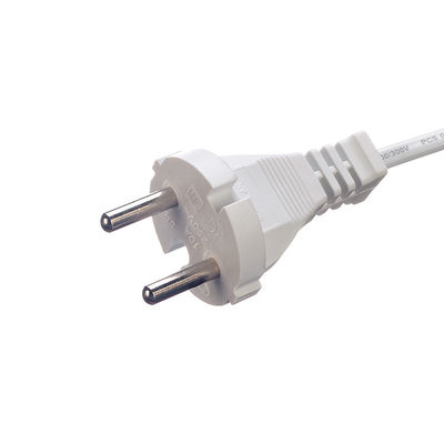 Computador de mesa H05vv Cabel Mit Schukostecker SNI Certificado Cordão de alimentação AC 2 pinos Eu 1,5m com material de jaqueta de borracha