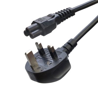 Conector comercial de CA IEC60320 C19 3 pin Line Lead Strip Wire Power Cord UK BS Standard 3 Prong Supply Cabo IEC