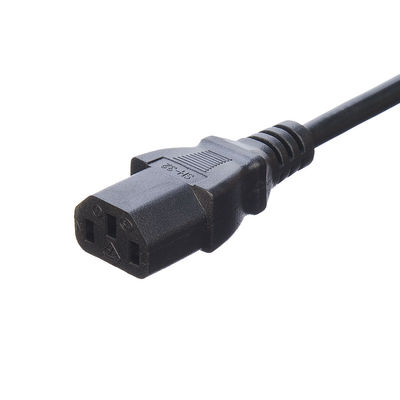 Conector comercial de CA IEC60320 C19 3 pin Line Lead Strip Wire Power Cord UK BS Standard 3 Prong Supply Cabo IEC