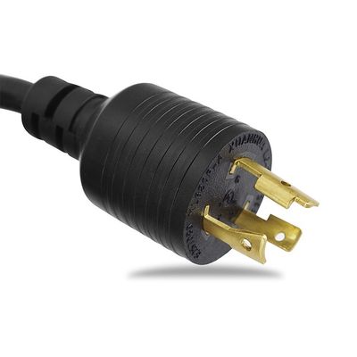 Cordão de alimentação AC 50FT ETL Listado NEMA 6-20 Cordão de extensão 6-20P a 6-20R para EV móvel Nível 2 Carregamento de carga pesada 250V 20A