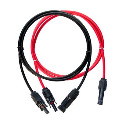 XLPO Isolamento 3M DC Cabo de extensão solar 1X4mm2 com PV004 Conectores de ramificação fotovoltaica masculino e feminino 40 P Condutor de cobre