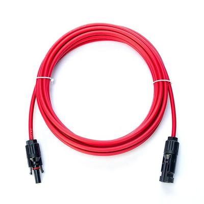 XLPO Isolamento 3M DC Cabo de extensão solar 1X4mm2 com PV004 Conectores de ramificação fotovoltaica masculino e feminino 40 P Condutor de cobre