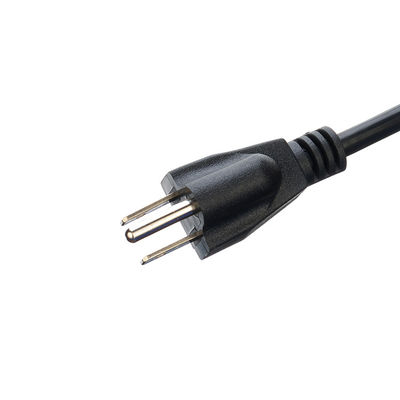 Cordão de alimentação AC de 125 V para máquina de lavar louça congelador 220 V Extensão ETL homologada EUA NEMA 5-15P para IEC C13 Fim despojado 18AWG 220 V