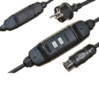 16A Directo Schuko H07RN-F Camada de borracha Protecção contra fugas e extremidade com conector do cabo de alimentação Betteri BC01