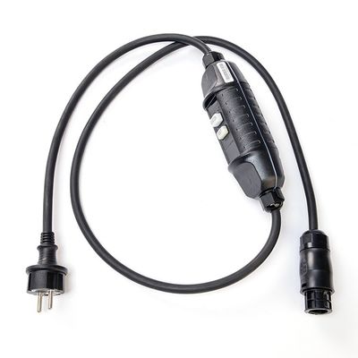 16A Directo Schuko H07RN-F Camada de borracha Protecção contra fugas e extremidade com conector do cabo de alimentação Betteri BC01