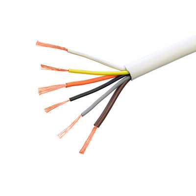 Cabo de alimentação flexível 220v com isolamento de borracha de PVC RVV fio de extensão 1,5 mm2 2,5 mm2 4 mm2 6 mm2 PVC de cobre