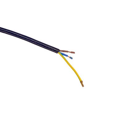 Cable de PVC sem oxigénio com condutor de cobre em cadeia de cadeia 16A/250V VDE H05VV-F com cabo de alimentação da UE