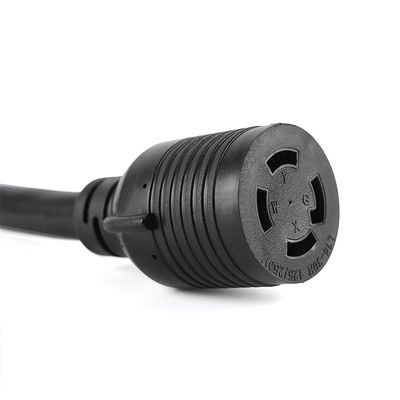 US Plug Standard NEMA 6-50P Homem para NEMA L14-30R Adaptador de plugue de soldador feminino 250V cabo de extensão com tomada trancada de 3 pontas