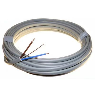 100m Rolo de 2.5mm Conductor de cobre cabo elétrico com 1.5mm Terra cabo em cinza Twin Flat cabo BS6004 padrão