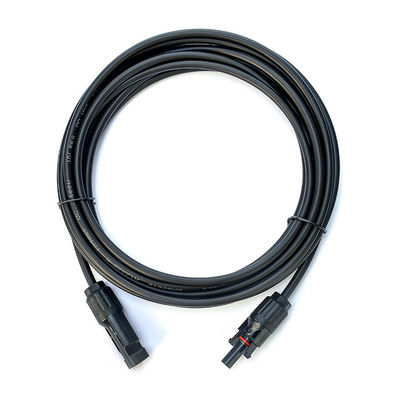 1x4mm2 XLPO XLPE Cabos de alimentação de cabos fotovoltaicos Cabos de extensão com cobre enlatado e conector PV004 TUV Protecção UV aprovada