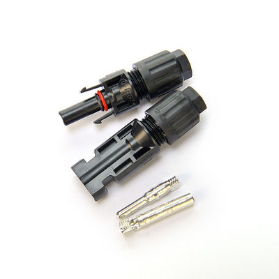 1x4mm2 XLPO XLPE Cabos de alimentação de cabos fotovoltaicos Cabos de extensão com cobre enlatado e conector PV004 TUV Protecção UV aprovada