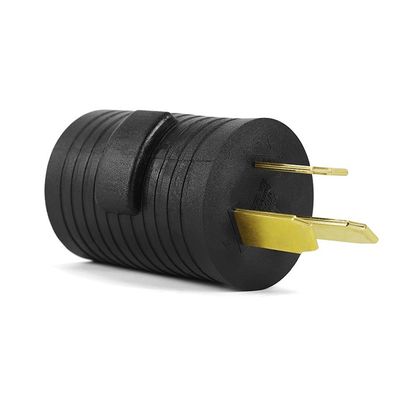20A Corrente nominal NEMA 14-30P a 10-50R 30 Amp Plug masculino a 50 Amp Adaptador de recipiente feminino para generador Soldador Secador