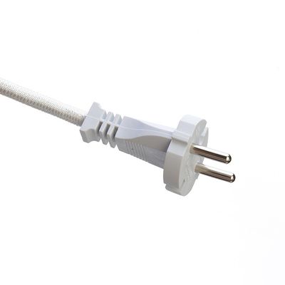 Top Rated SNI Standard 10A 2 Pin Prong H05vvh2 f 2x0.75mm2 Cabo de alimentação AC para seus aparelhos de cozinha domésticos