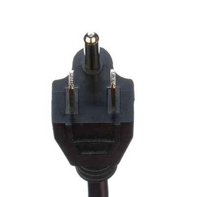 ETL personalizado de 3 pontas Cordão de alimentação americano ETL1ft Cordão de extensão de cabeça plana PVC Jaqueta 3X16AWG 7a 125v 2 pontas Figura 8