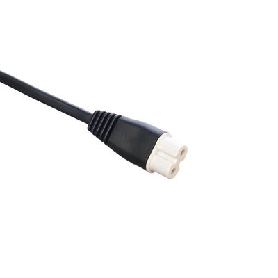 Conductor de cobre sem oxigénio com cadeia descartável Padrão europeu 2pin Eu Plug Cordão de alimentação Plug preto para eletrodomésticos