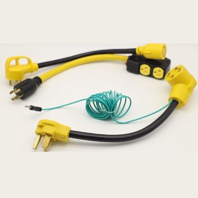 20A Nema 10-30P 14-50 6-50 6-30 14-30 P/R Cordão de adaptador de secador feminino 30/50 Amp STW 10-AWG Portão de saída de carga pesada Plug Cordão de alimentação RV
