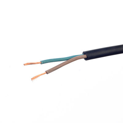 Conductor de cobre de bainha de borracha 2x0,75 mm2 VDE Cordset padrão 2x1 H05rn-f Cabo de alimentação elétrica para eletrodomésticos