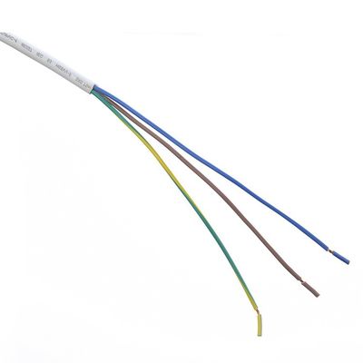 Material da jaqueta de PVC de ponta aberta Recableável 3 pontas cabo de alimentação AC para computadores portáteis extensão de chumbo Reino Unido Personalizavel 1,5M comprimento