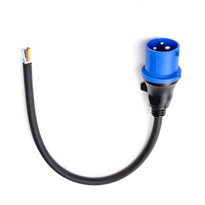 Material do condutor de fio de cobre de oxigénio cabo de carregador EV para veículos elétricos europeus 16A/32A 11kw 450v 750V LSZH TUV