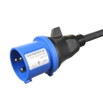 Material do condutor de fio de cobre de oxigénio cabo de carregador EV para veículos elétricos europeus 16A/32A 11kw 450v 750V LSZH TUV