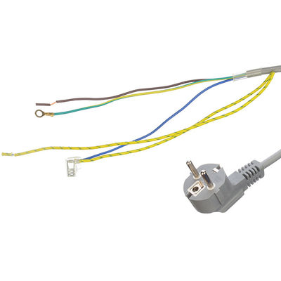 Euro Standard VDE Power Cord Cee7/7 Plug com terminal desmontado Terminado 16A/250V H05vv-f Pvc Flexível Commercial