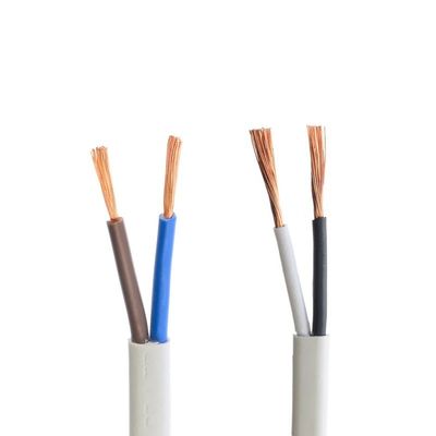300/300V VDE homologado 2 núcleos 2x16/0.2mm H03VVH2-F Cabo de alimentação de cobre fino e flexível sem oxigênio para cabo plano LED