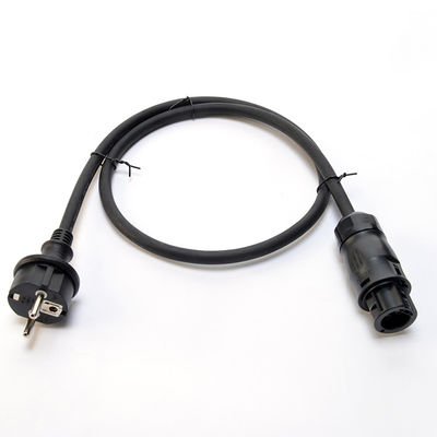Adaptador de baixa voltagem Schuko Betteri Bc01 Fêmea e macho cabo de alimentação célula solar cabo de 5 metros cabo para casa balcão sistema solar