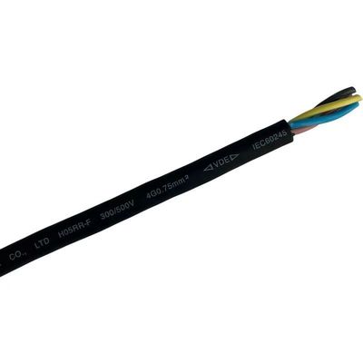 VDE Cable de alimentação para aparelhos domésticos com isolamento de borracha padrão flexível de 4 núcleos H05RN-F H05RR-F H07RN-F comprimento 100M/1 rolha