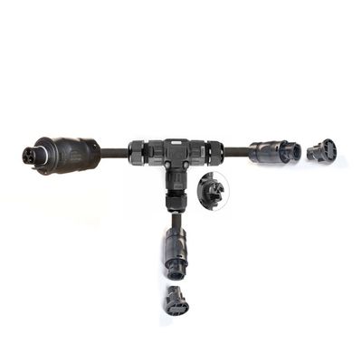 BC01 Fêmea 1m 2m 4m cabo fotovoltaico com condutor de cobre isolado de borracha e cabo de extensão do conector T 1.5M