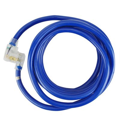 ETL 12 Gauge NEMA6-50P NEMA6-50 R cabo de extensão laranja de três pontas para exterior comercial 1 tomada de corrente AC