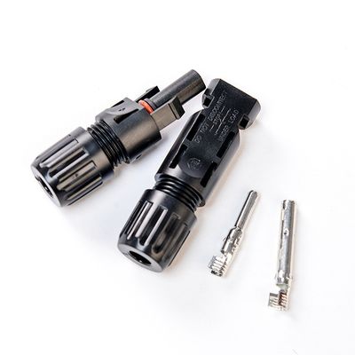 XLPE Cable Solar de Isolamento 1500v DC PV004 Conector de Energia Y Dividor Par preto e vermelho