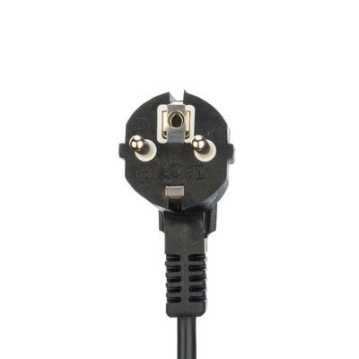 Material do condutor Cordo de alimentação de 3 pontas de cobre enlatado 220 volts 16a Eu Plug Cee7/7 Plug com cabo de alimentação de terminal final de corrente alternada Eu C5