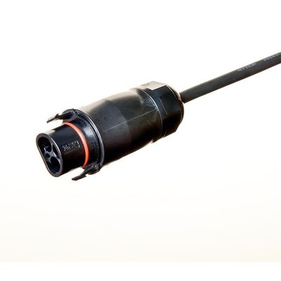 DIN VDE 0620/EN 50075 1990 Conector masculino certificado e cabo fotovoltaico solar H07rn-f 3g2.5 para sistema solar de varanda