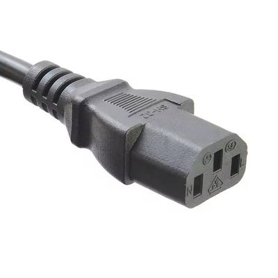 VDE Certified EU Plug Standard Cee7/7 Euro Power Cord 1.5mm com C13 Adequado para computador durável
